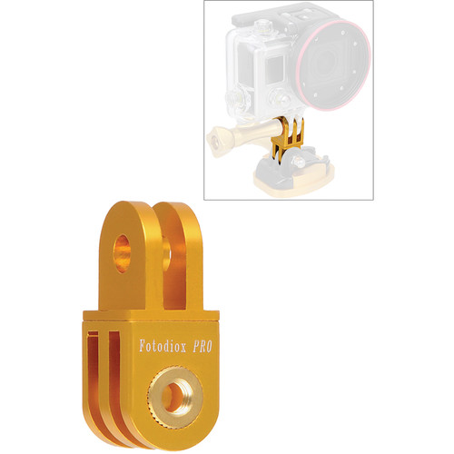 FotodioX GoTough Extender 90 Mount for GoPro Cameras (Gold)