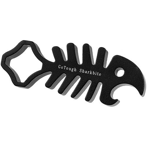 FotodioX GoTough Sharkbite Wrench for GoPro Thumbscrews (Black)