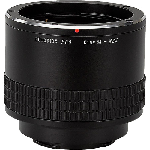 FotodioX Pro Lens Mount Adapter for Kiev 88-Mount Lens to Sony Alpha E-Mount Camera