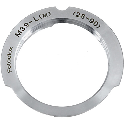 FotodioX M39 Lens to Leica M Camera Adapter (28mm/90mm Frame Lines)