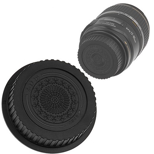 FotodioX Designer Rear Lens Cap for Canon EOS EF & EF-S-Mount Lenses (Black)