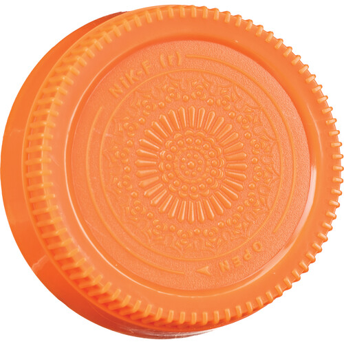 FotodioX Designer Rear Lens Cap for Nikon F-Mount Lenses (Orange)