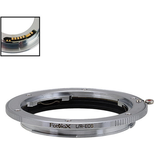 FotodioX Lens Mount Adapter with Generation v10 Focus Confirmation Chip for Leica R-Mount Lens to Canon EF or EF-S Mount Camera