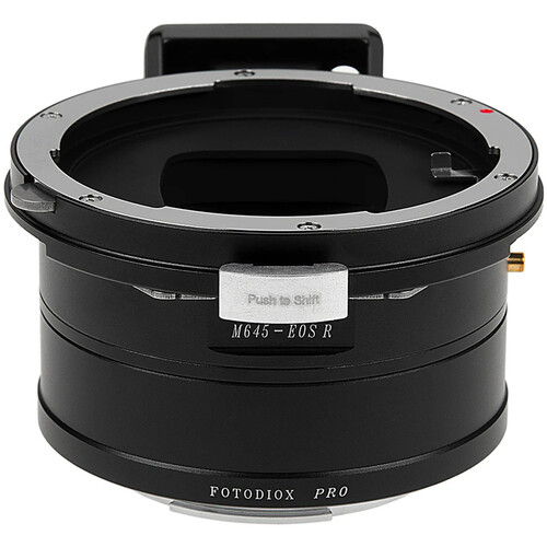 FotodioX Pro Lens Mount Shift Adapter (Mamiya 645 to Canon RF)