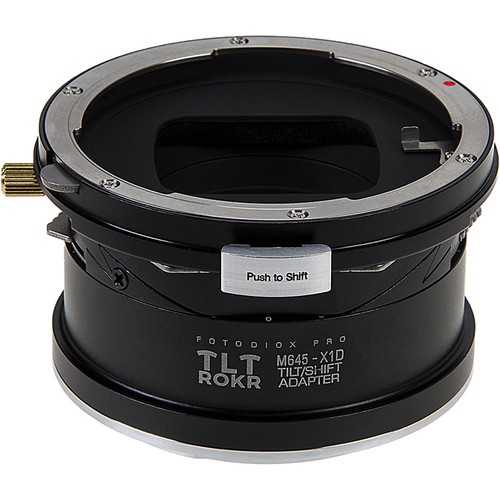 FotodioX Pro TLT ROKR Tilt/Shift Lens Mount Adapter for Mamiya 645 Lens to Hasselblad X-Mount Camera Body