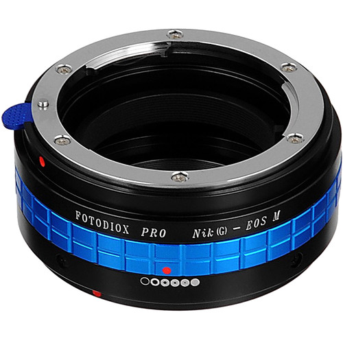 FotodioX Pro Lens Mount Adapter for Nikon F-Mount Lens to Canon EF-M&nbspMount Camera