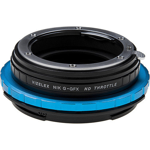 FotodioX Vizelex Cine ND Throttle Lens Mount Adapter for Nikon F-Mount G-Type Lens to FUJIFILM G-Mount Camera
