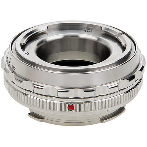 FotodioX Pro Lens Mount Adapter for Select Voigtlander 50mm Lenses (Nokton/Ultron to Leica M Silver)