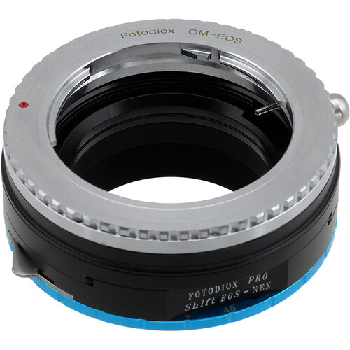 FotodioX Pro Shift Lens Mount Double Adapter (Olympus OM/Canon EF to Sony E)