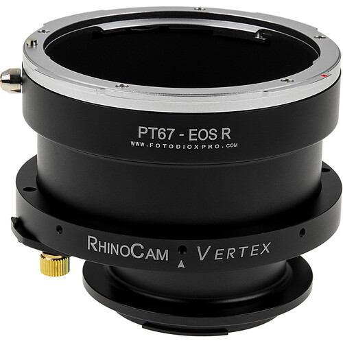 FotodioX RhinoCam Vertex Rotating Stitching Adapter for Pentax 67 Lens to Canon RF Mirrorless Cameras