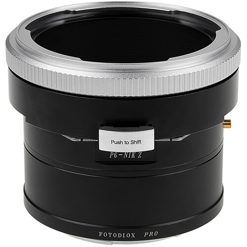 FotodioX Pro Lens Mount Shift Adapter for Pentacon 6 to Nikon Z-Mount Camera