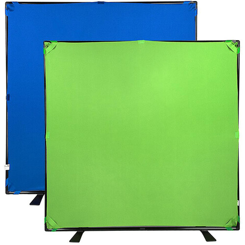 FotodioX Portable Background Kit (5 x 5' Chroma Blue/Green)