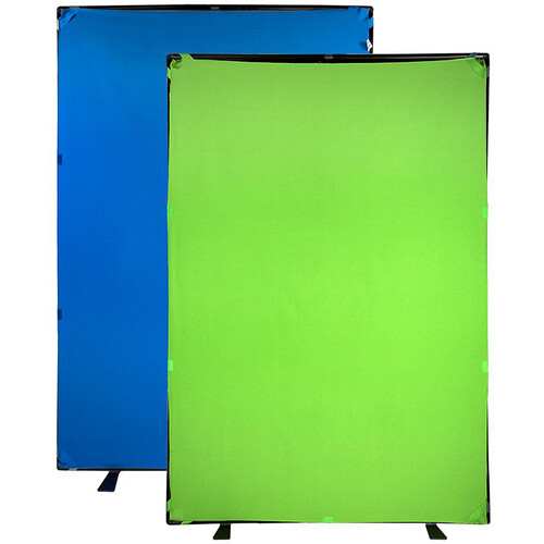 FotodioX Portable Background Kit (5 x 7.5' Chroma Blue/Green)