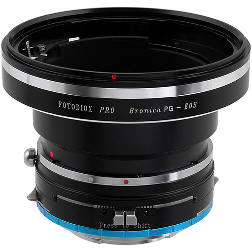 FotodioX Pro Lens Mount Shift Double Adapter for Bronica GS-1 Lenses to Sony E-Mount