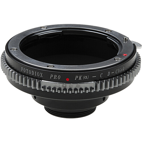 FotodioX Pro Lens Adapter for Pentax K SLR Lens to C-Mount Cine & CCTV Cameras