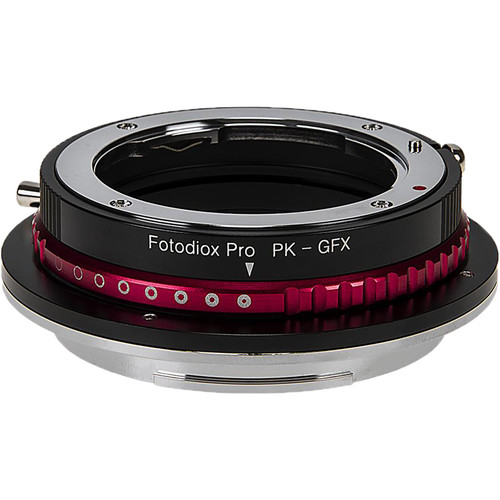 FotodioX DLX Lens Mount Adapter for Pentax K-Mount Autofocus Lens to FUJIFILM G-Mount GFX Camera