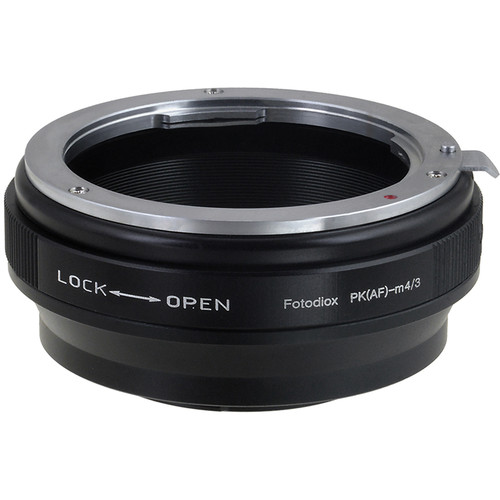 FotodioX Mount Adapter with Aperture Control Dial PKAF-MFT B&H