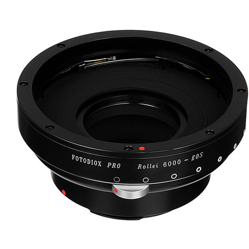 FotodioX Pro Lens Mount Adapter with Generation v10 Focus Confirmation Chip for Rolleiflex 6000-Mount Lens to Canon EF or EF-S Mount Camera