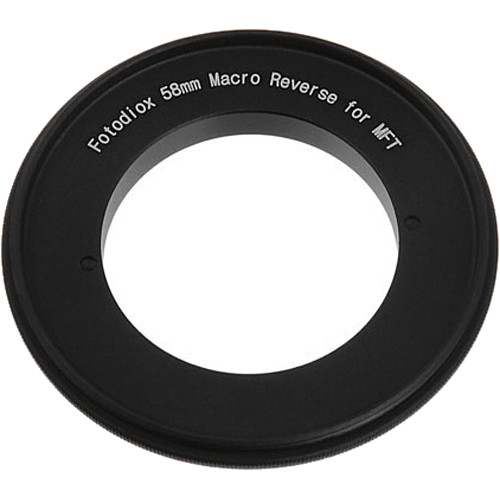 FotodioX 58mm Reverse Mount Macro Adapter Ring for Micro Four Thirds-Mount Cameras