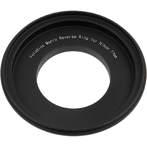 FotodioX 77mm Reverse Mount Macro Adapter Ring for Nikon F-Mount Cameras