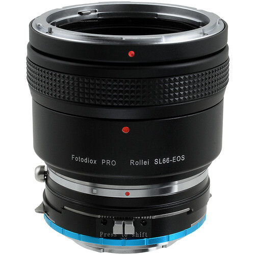 FotodioX Pro Shift Lens Mount Double Adapter (Rolleiflex SL66/Canon EF/EF-S to Sony E)