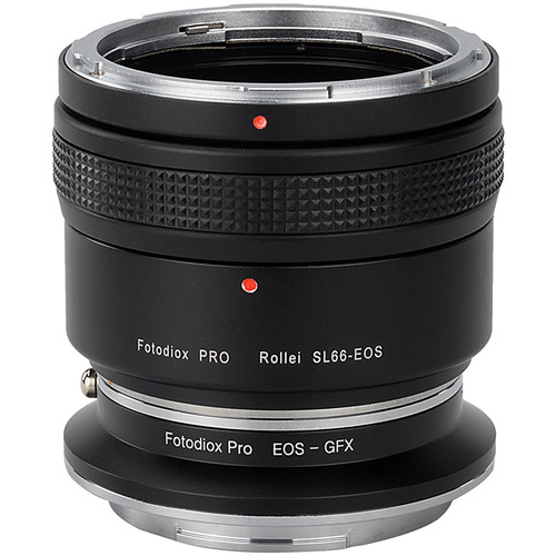 FotodioX Pro Lens Mount Adapter Kit for Rolleiflex SL66-Series Mount Lens to Fujifilm G-Mount Camera