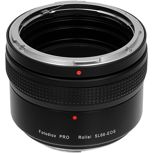 FotodioX Pro Lens Mount Adapter with Generation v10 Focus Confirmation Chip for Rolleiflex SL66-Mount Lens to Canon EF or EF-S Mount Camera
