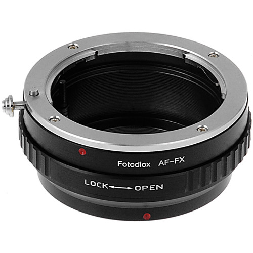 FotodioX Mount Adapter with Aperture Control Dial for Sony A-Mount Lens to Fujifilm X-Mount Camera