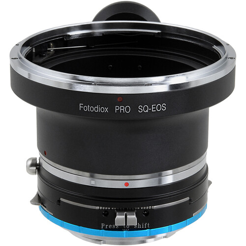 FotodioX Pro Shift Lens Mount Double Adapter for Bronica SQ and Canon EF/EF-S to Sony E