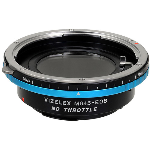 FotodioX Mamiya 645 Lens to Canon EF Camera Vizelex ND Throttle Adapter