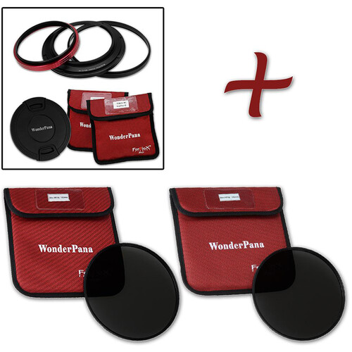 FotodioX WonderPana 145 Core Unit for Zeiss 15mm Lens with 145mm Solid Neutral Density 1.2 and 1.5 Filters