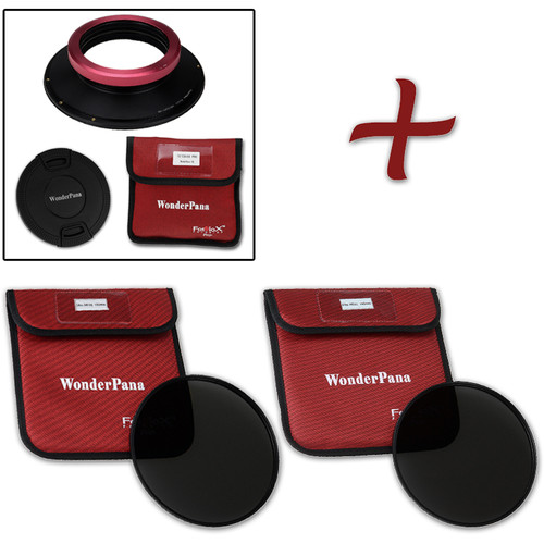 FotodioX WonderPana FreeArc XL Core Unit for Sigma 12-24mm Art Lens with 186mm Slim Solid Neutral Density 1.2 and 1.5 Filters