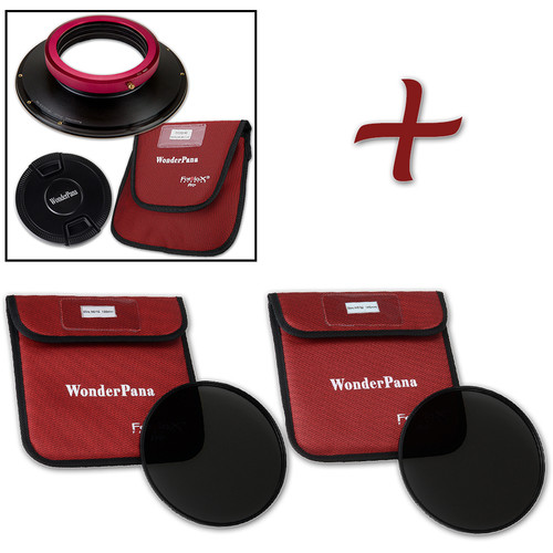 FotodioX WonderPana FreeArc XL Core Unit for Sigma 14-24mm Art Lens with 186mm Slim Solid Neutral Density 1.2 and 1.5 Filters