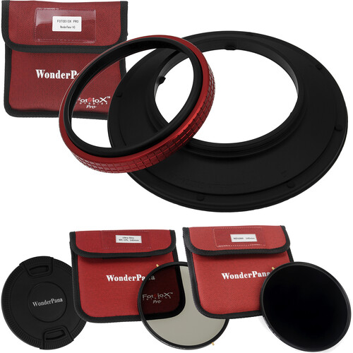 FotodioX WonderPana 145 Core Unit for Olympus 7-14mm Lens with 145mm Circular Polarizer and 145mm Solid Neutral Density 3.0 Filters