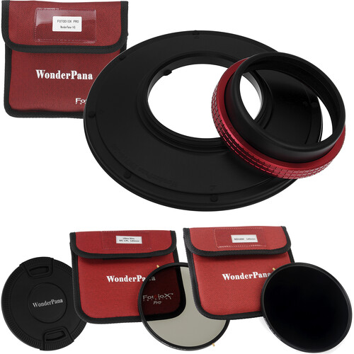 FotodioX WonderPana 145 Core Unit for Panasonic 7-14mm Lens with 145mm Circular Polarizer and 145mm Solid Neutral Density 3.0 Filters