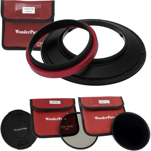 FotodioX WonderPana 145 Core Unit for Sigma 12-24mm II Lens with 145mm Circular Polarizer and 145mm Solid Neutral Density 3.0 Filters