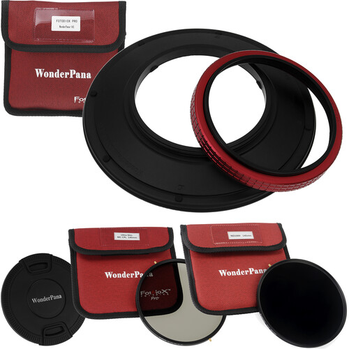 FotodioX WonderPana 145 Core Unit for Sigma 14mm Lens with 145mm Circular Polarizer and 145mm Solid Neutral Density 3.0 Filters