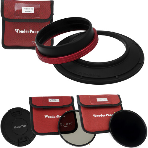 FotodioX WonderPana 145 Core Unit for Tokina 16-28mm Lens with 145mm Circular Polarizer and 145mm Solid Neutral Density 3.0 Filters