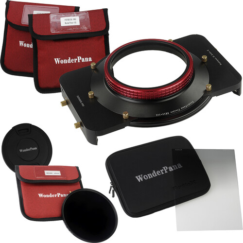 FotodioX WonderPana FreeArc Core Unit Kit for Nikon 14mm Lens with 145mm Solid Neutral Density 3.0 and 6.6 x 8.5