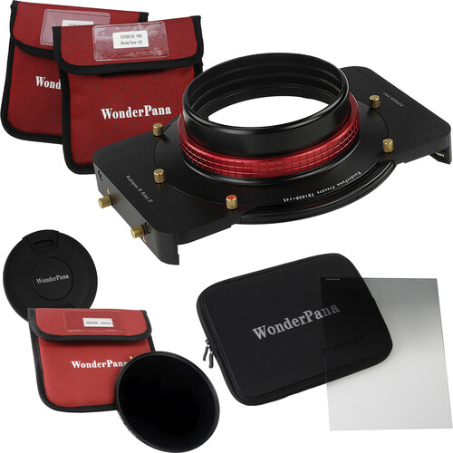 FotodioX WonderPana FreeArc Core Unit Kit for Tokina 16-28mm Lens with 145mm Solid Neutral Density 3.0 and 6.6 x 8.5
