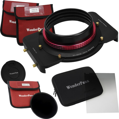 FotodioX WonderPana FreeArc Core Unit Kit for Nikon 14-24mm Lens with 145mm Solid Neutral Density 3.0 and 6.6 x 8.5