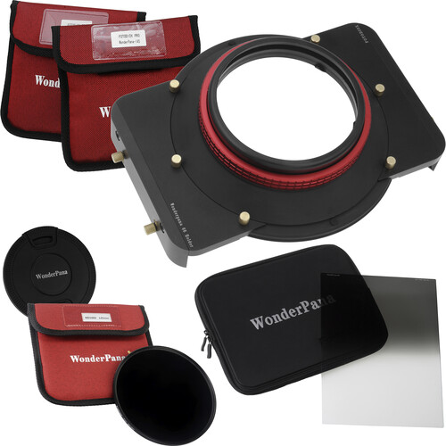 FotodioX WonderPana FreeArc Core Unit Kit for Rokinon/Samyang 14mm Lens with 145mm Solid Neutral Density 3.0 and 6.6 x 8.5