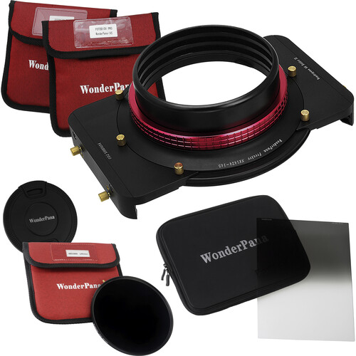 FotodioX WonderPana FreeArc Core Unit Kit for Nikon 14-24mm Lens with 145mm Solid Neutral Density 3.0 and 6.6 x 8.5