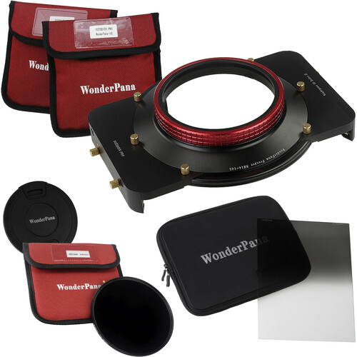 FotodioX WonderPana FreeArc Core Unit Kit for Nikon 14mm Lens with 145mm Solid Neutral Density 3.0 and 6.6 x 8.5