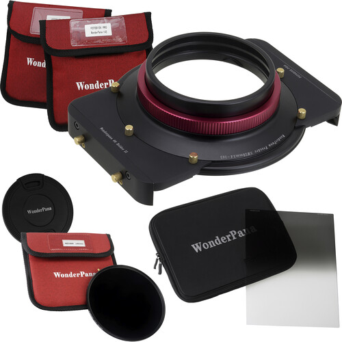FotodioX WonderPana FreeArc Core Unit Kit for Sigma 20mm Art Lens with 145mm Solid Neutral Density 3.0 and 6.6 x 8.5