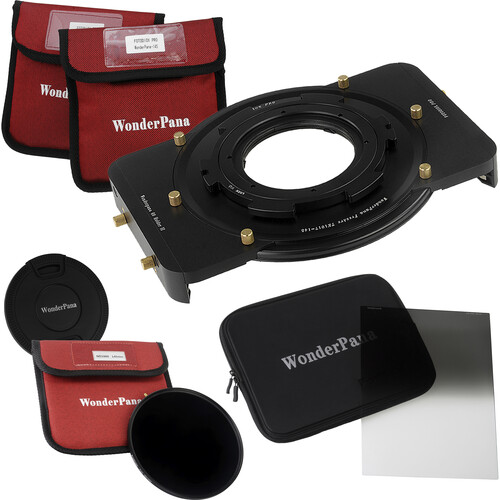 FotodioX WonderPana FreeArc Core Unit Kit for Tokina 10-17mm Lens with 145mm Solid Neutral Density 3.0 and 6.6 x 8.5