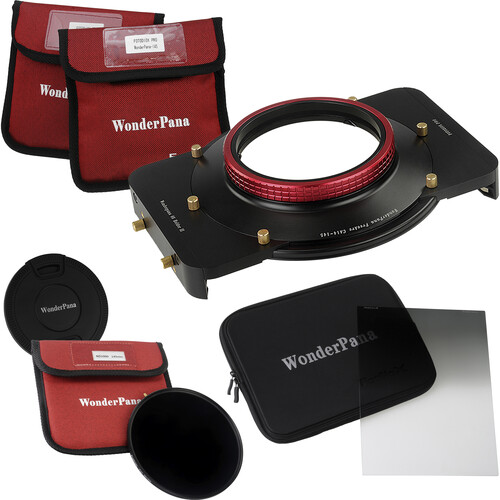 FotodioX WonderPana FreeArc Core Unit Kit for Canon 14mm Lens with 145mm Solid Neutral Density 3.0 and 6.6 x 8.5