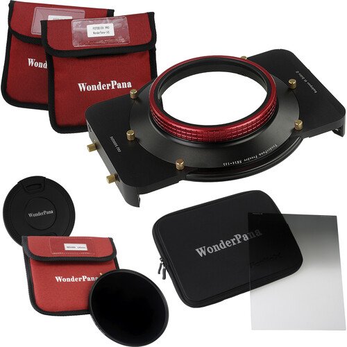 FotodioX WonderPana FreeArc Core Unit Kit for Nikon 14mm Lens with 145mm Solid Neutral Density 3.0 and 6.6 x 8.5