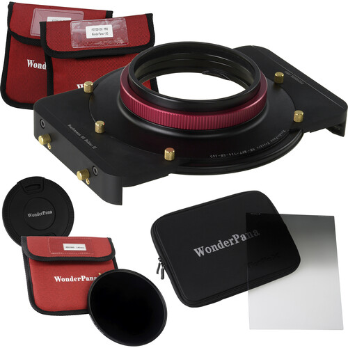 FotodioX WonderPana FreeArc Core Unit Kit for Olympus 7-14mm PRO Lens with 145mm Solid Neutral Density 3.0 and 6.6 x 8.5