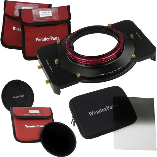 FotodioX WonderPana FreeArc Core Unit Kit for Sigma 14mm Lens with 145mm Solid Neutral Density 3.0 and 6.6 x 8.5